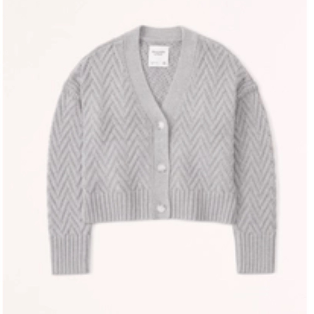 Abercrombie & Fitch Herringbone Stitch Cardigan